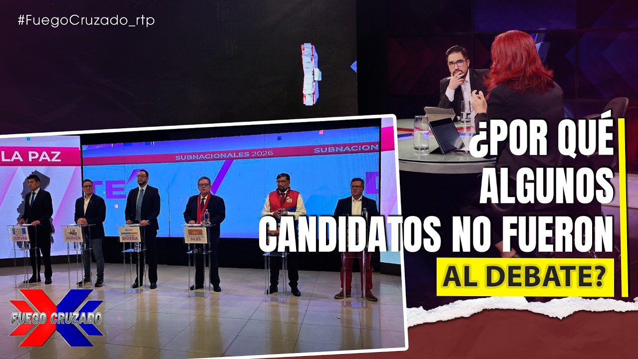 ¿Por qué algunos candidatos no fueron al debate?