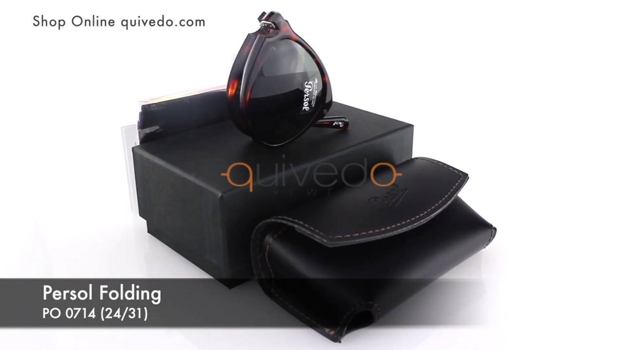 Persol Folding PO 0714 24/31 - Occhiali originali completi di confezione e certificati