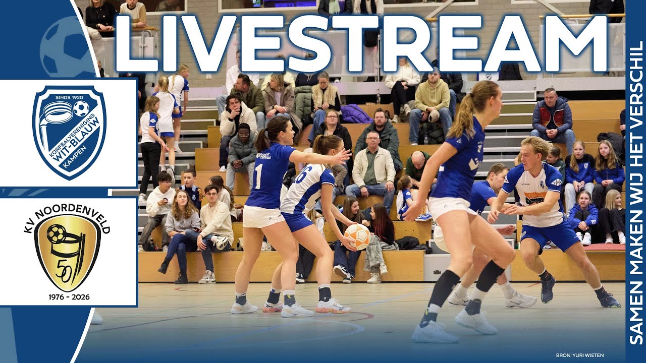 LIVESTREAM | Wit-Blauw/Green Organics 1 vs. Noordenveld 1 (live)