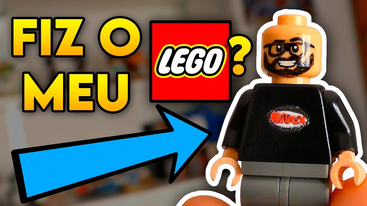 Criei a Minha Própria Mini Figura LEGO! Vê como ficou! 👀