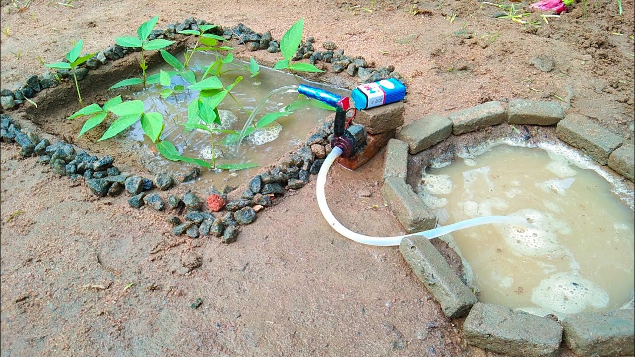 How to make water pump motor | science exhibition idea - santroyce