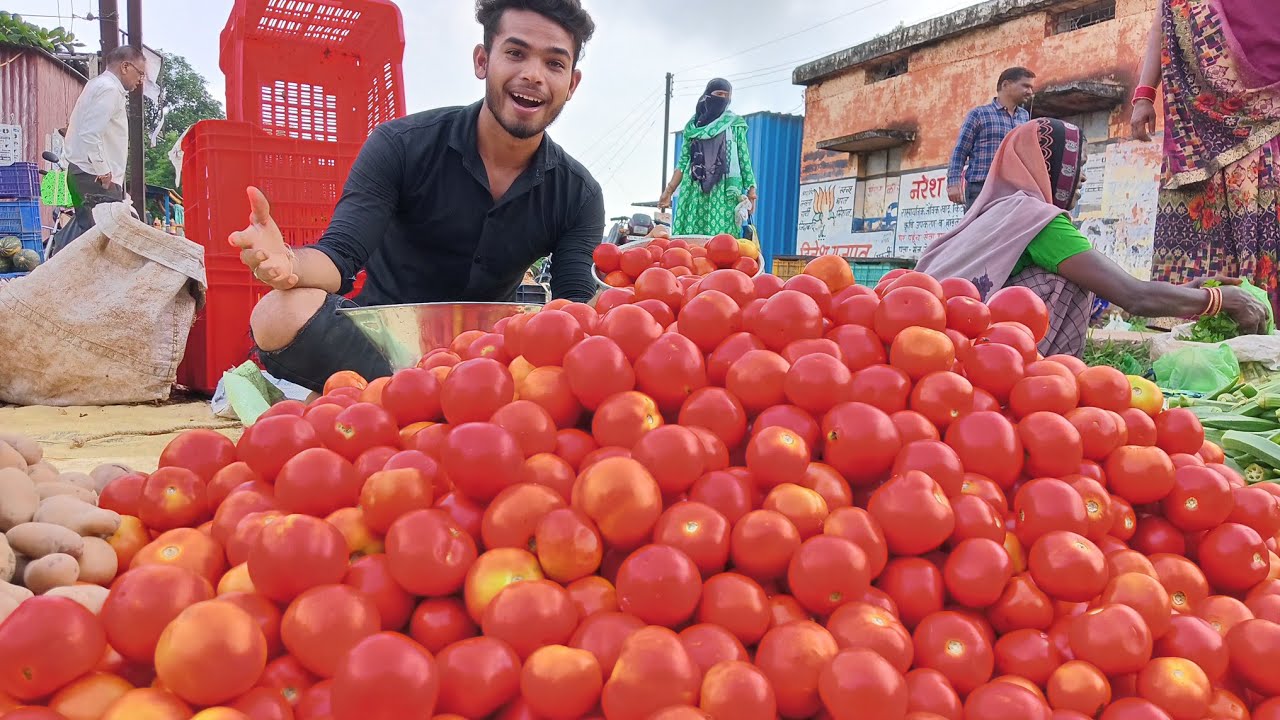 Pahli Baar Sell Kiya Maine Itna Sara Tamatar Or Acha Profit Ho Gaya🤑
