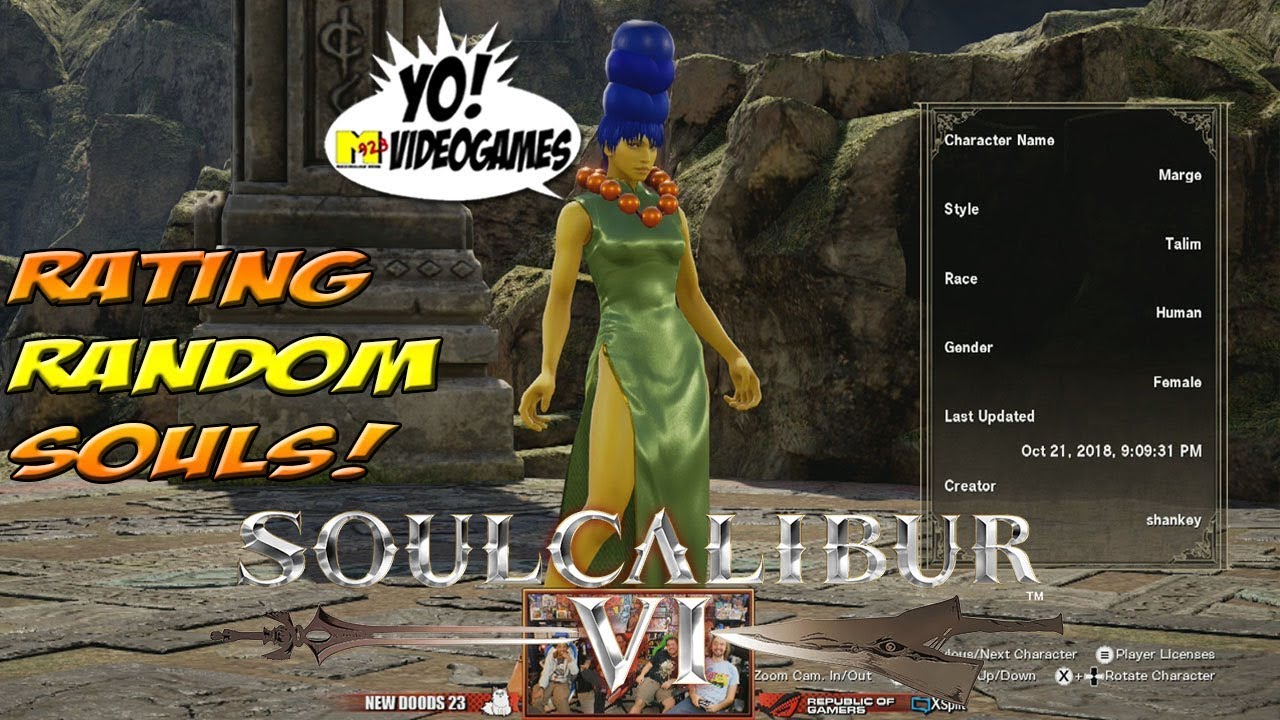 Soul Calibur VI! Rating Random Customs! Part 5 - YoVideogames
