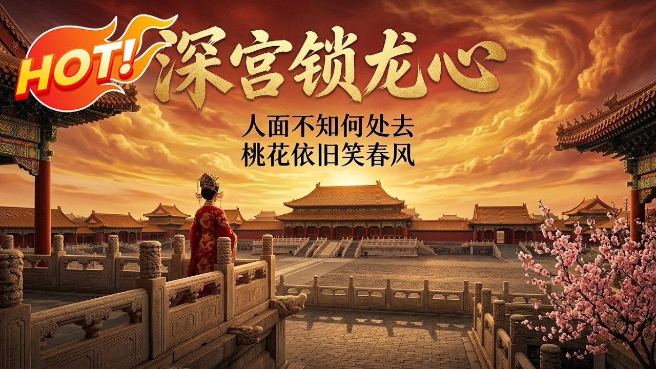 ⚡【新番速递】《深宫锁龙心》商雀装疯避祸十年，借选秀入宫，凭万蝶祥瑞与智谋，扳倒仇敌、手刃杀母仇人，逆袭成后！#玄幻 #宫斗 #逆袭 #漫剧 #爱看动漫