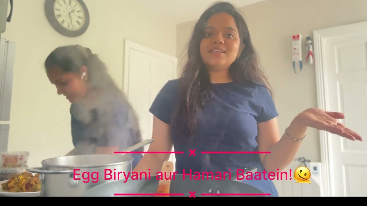 Hyderabadi Egg Dum biryani banaya hamne Galway(Ireland) 🇮🇪 me - You won’t believe what happened! 🥺