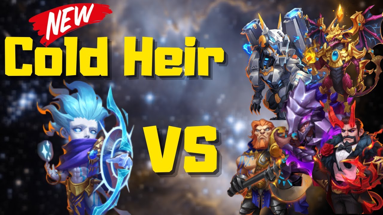 Cold Heir Vs Top Heroes | What is his Best Build? | Castle Clash