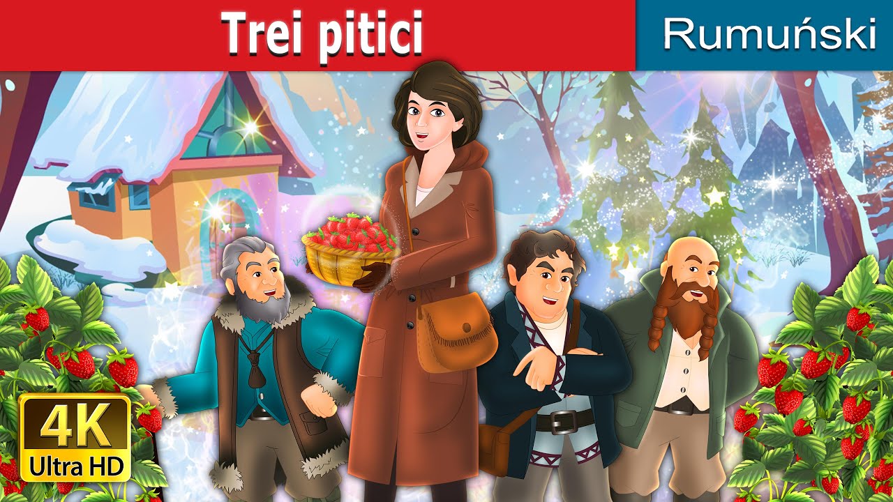 Teri pitici | Three Dwarves in Romanian | @@RomanianFairyTales
