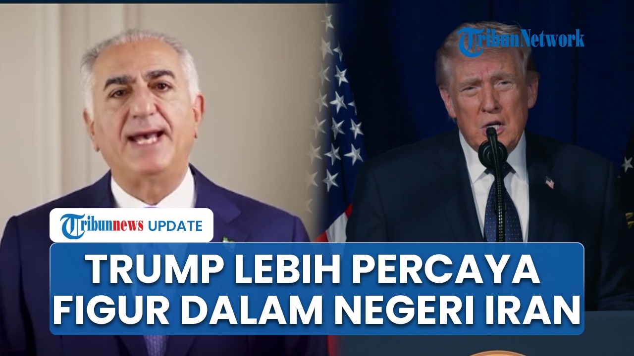 Trump Tolak Reza Pahlavi Jadi Pemimpin Iran Pasca Rezim, Pilih Figur dari Dalam Negeri Lebih Tepat