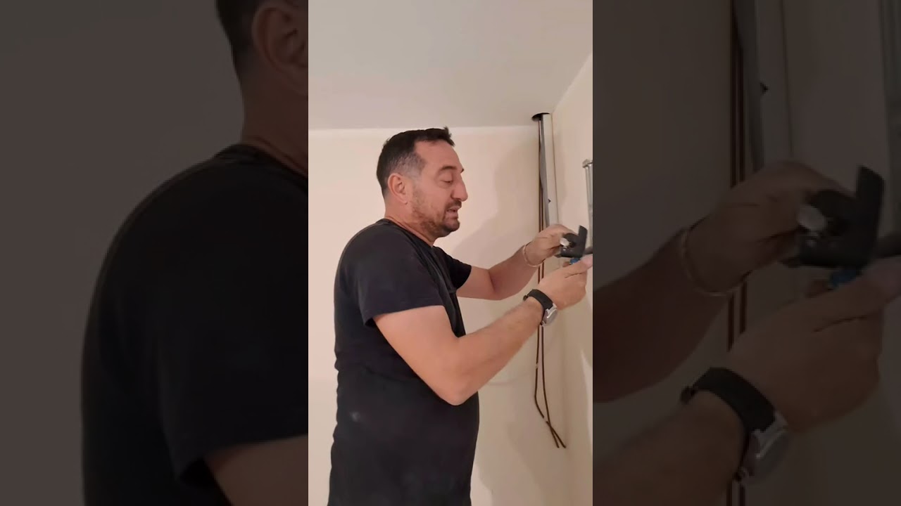 Come installare un climatizzatore a regola d'arte con foro sulla volta .