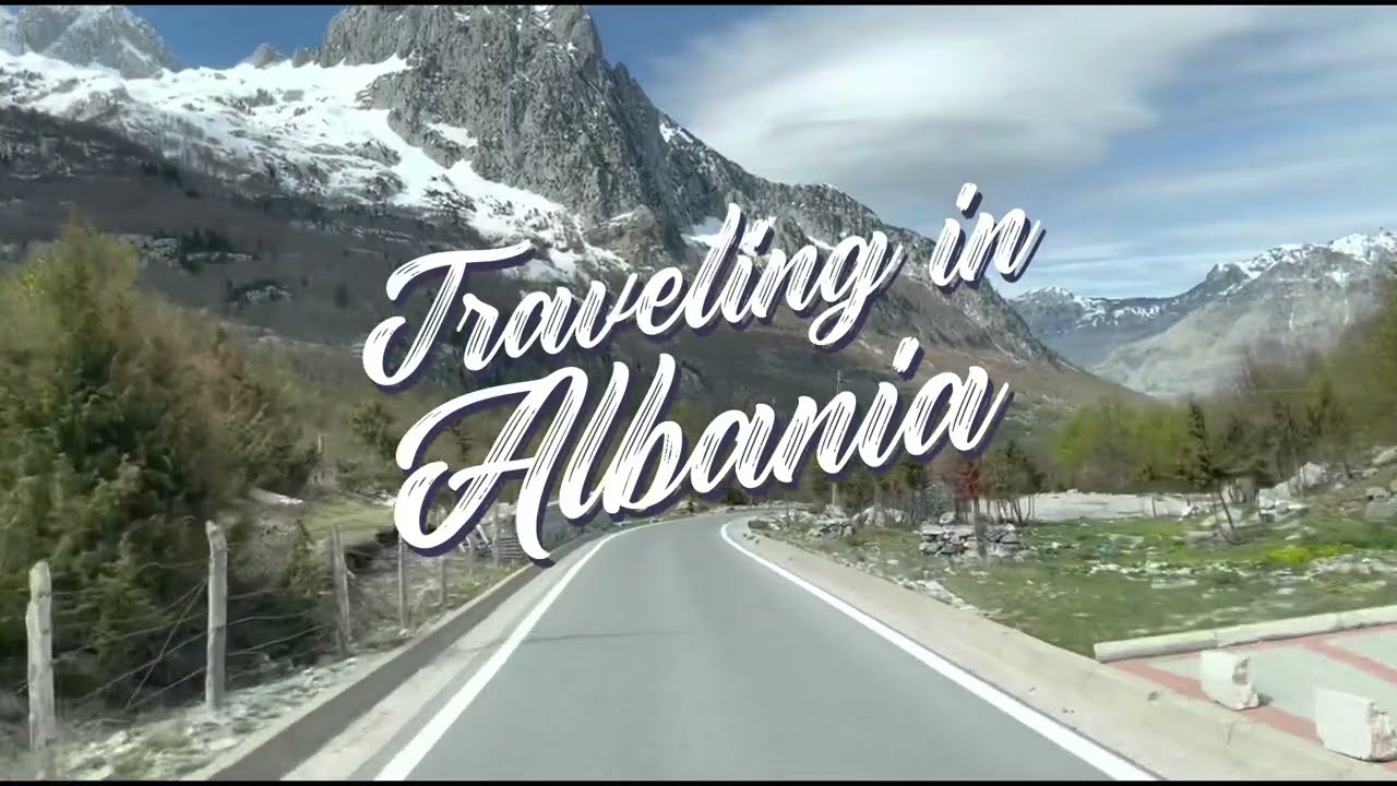 4K Relaxing Drive Video - Traveling to Bogë Albania
