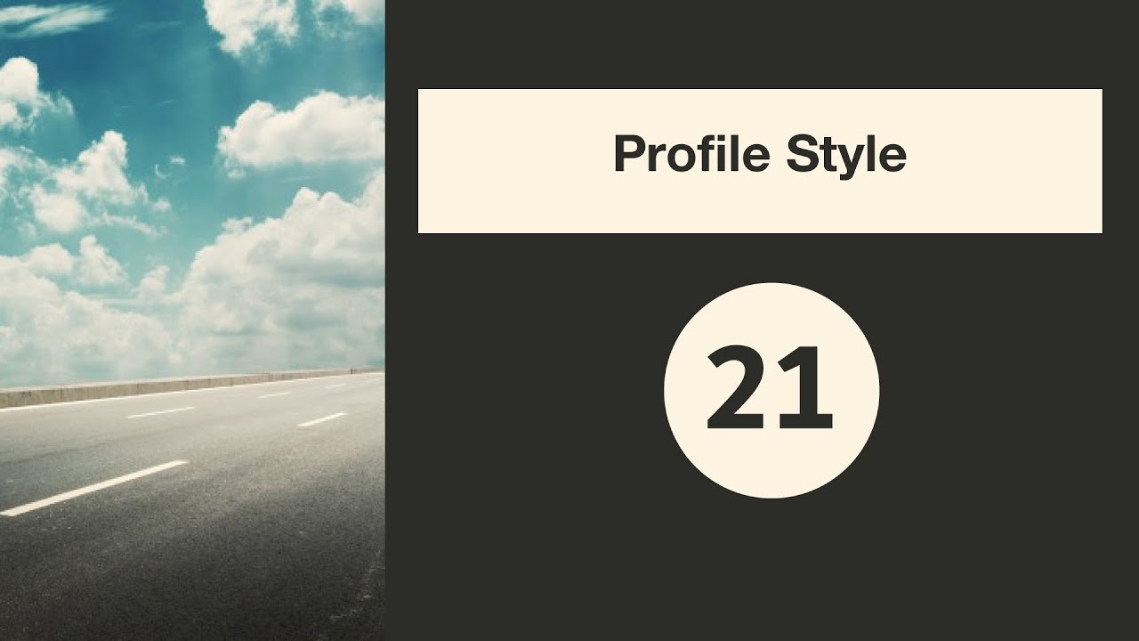 course civil 3d 2020: profile style