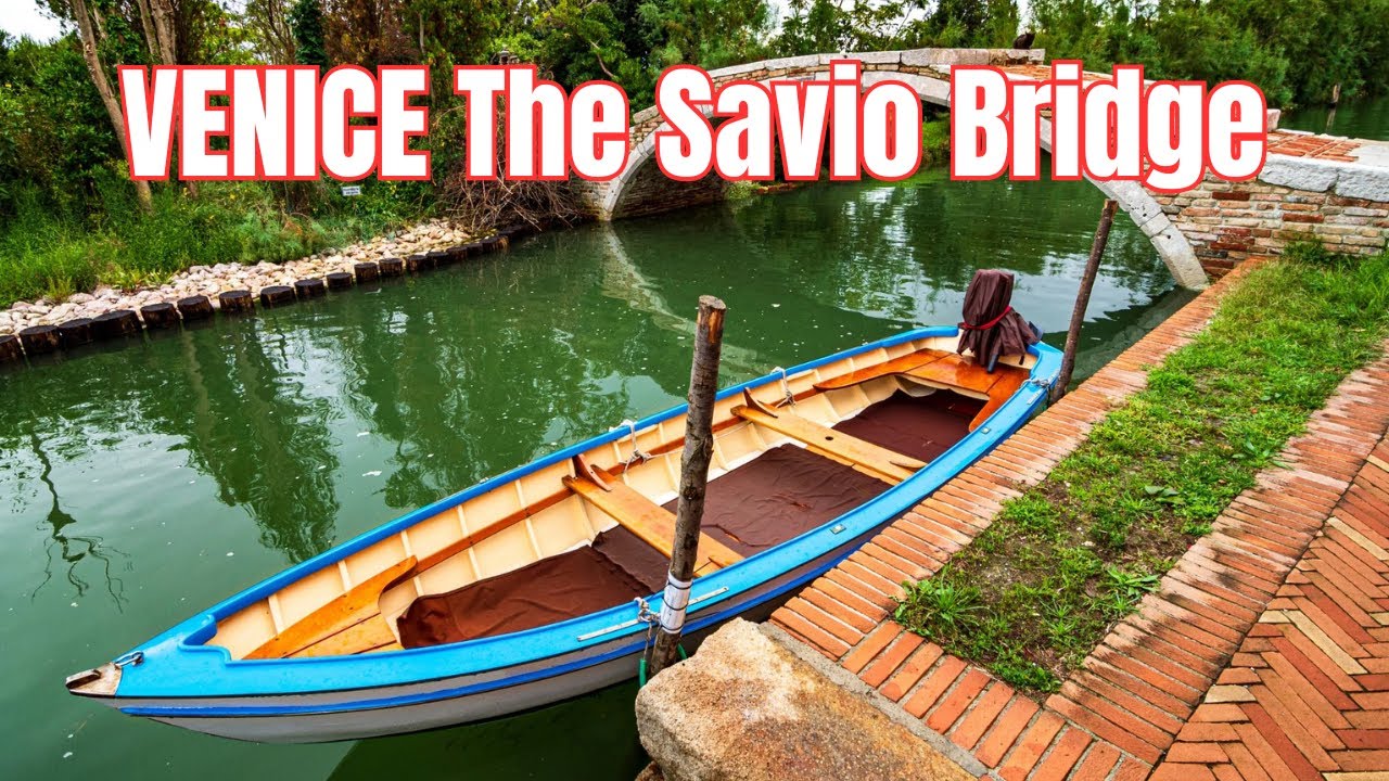 The Savio Bridge, also known as the 'Crooked Bridge.'