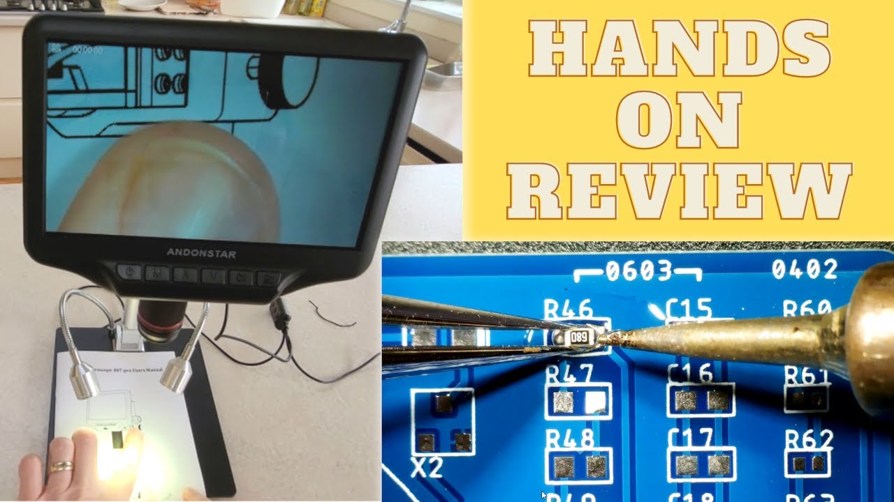 Andonstar AD407 Pro Digital Microscope Hands On Review