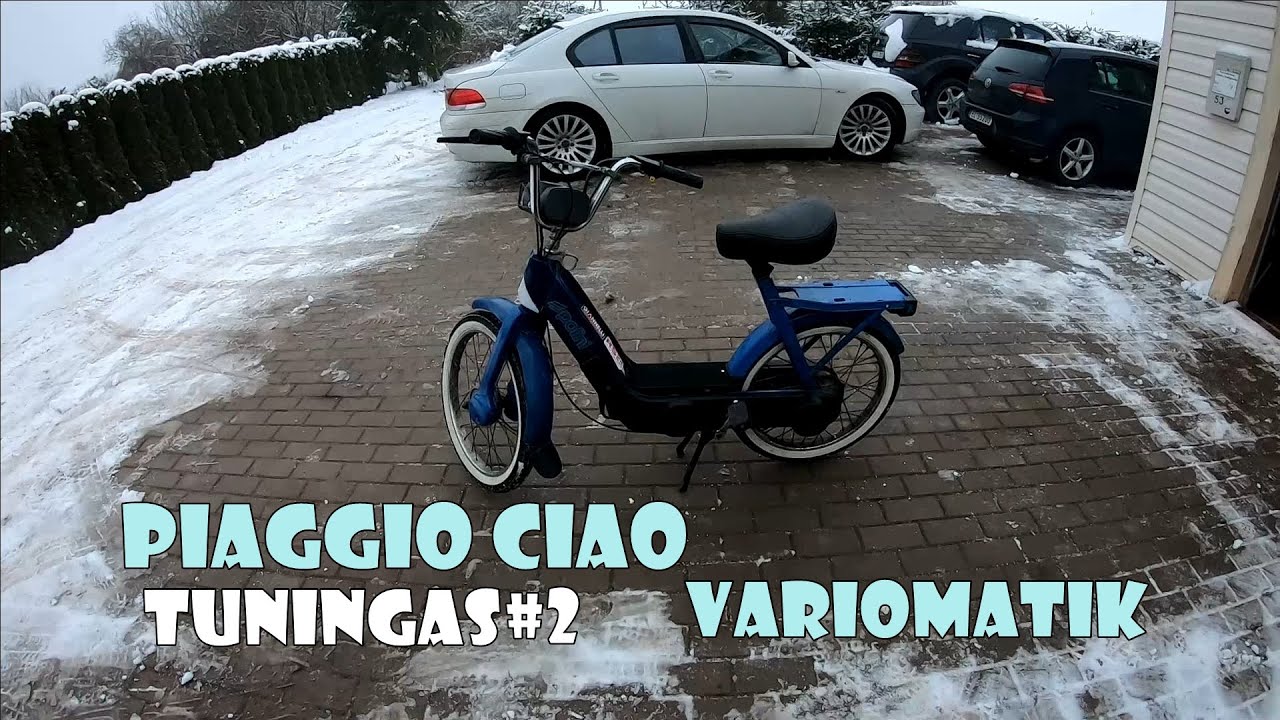 Piaggio CIAO #2 Variatorinis modelis ir jo tuningas!