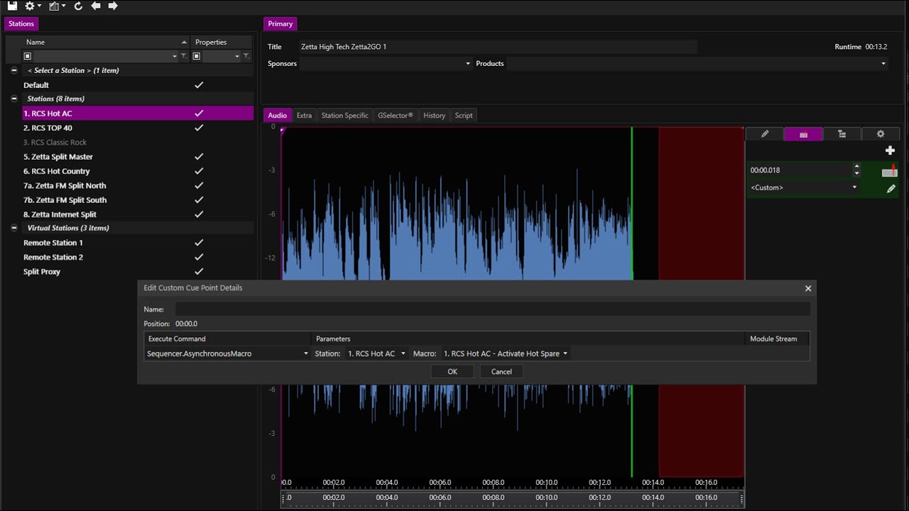 RCS Live: Building Zetta Macros
