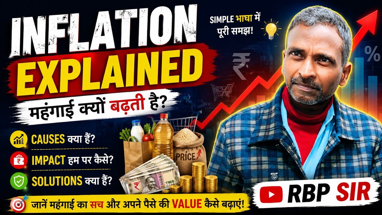 Inflation Explained in Hindi | Mehngai Kya Hai? | How Inflation Makes You Poor | RBP SIR