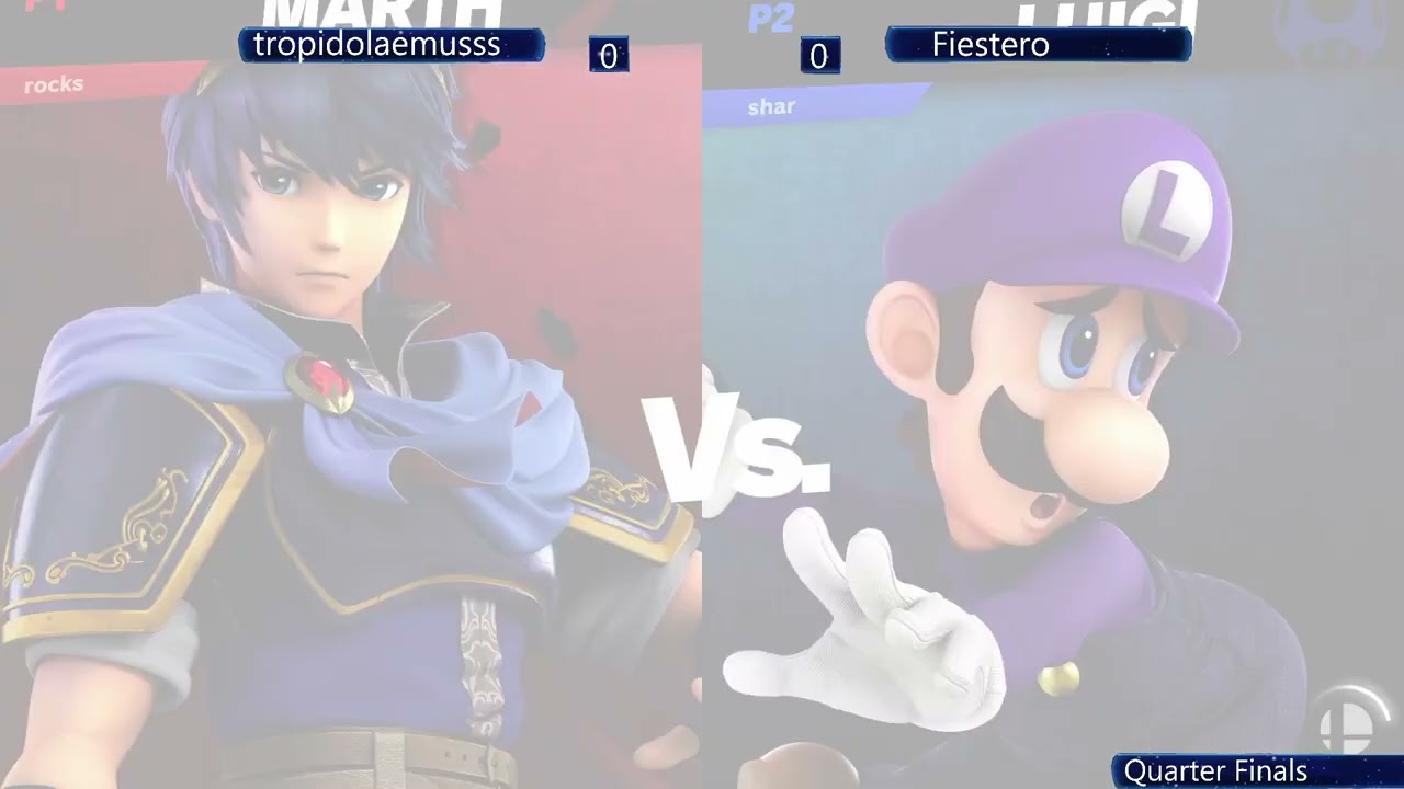 bluesclues (Marth) vs Fiestero (Luigi) @ TGC Wanted #41