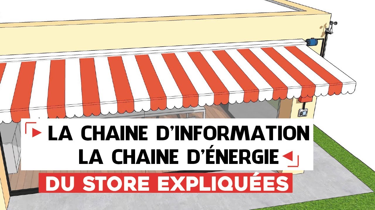 La chaine d'&eacute;nergie et la chaine d'information expliqu&eacute;es