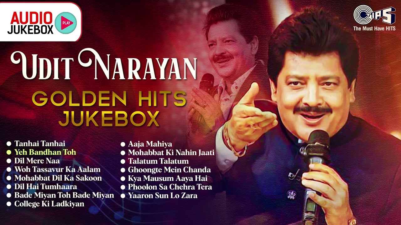 UDIT NARAYAN - GOLDEN HITS | 90s & 2000's Super Hit Hindi Romantic Song Jukebox | 90s PLAYLIST