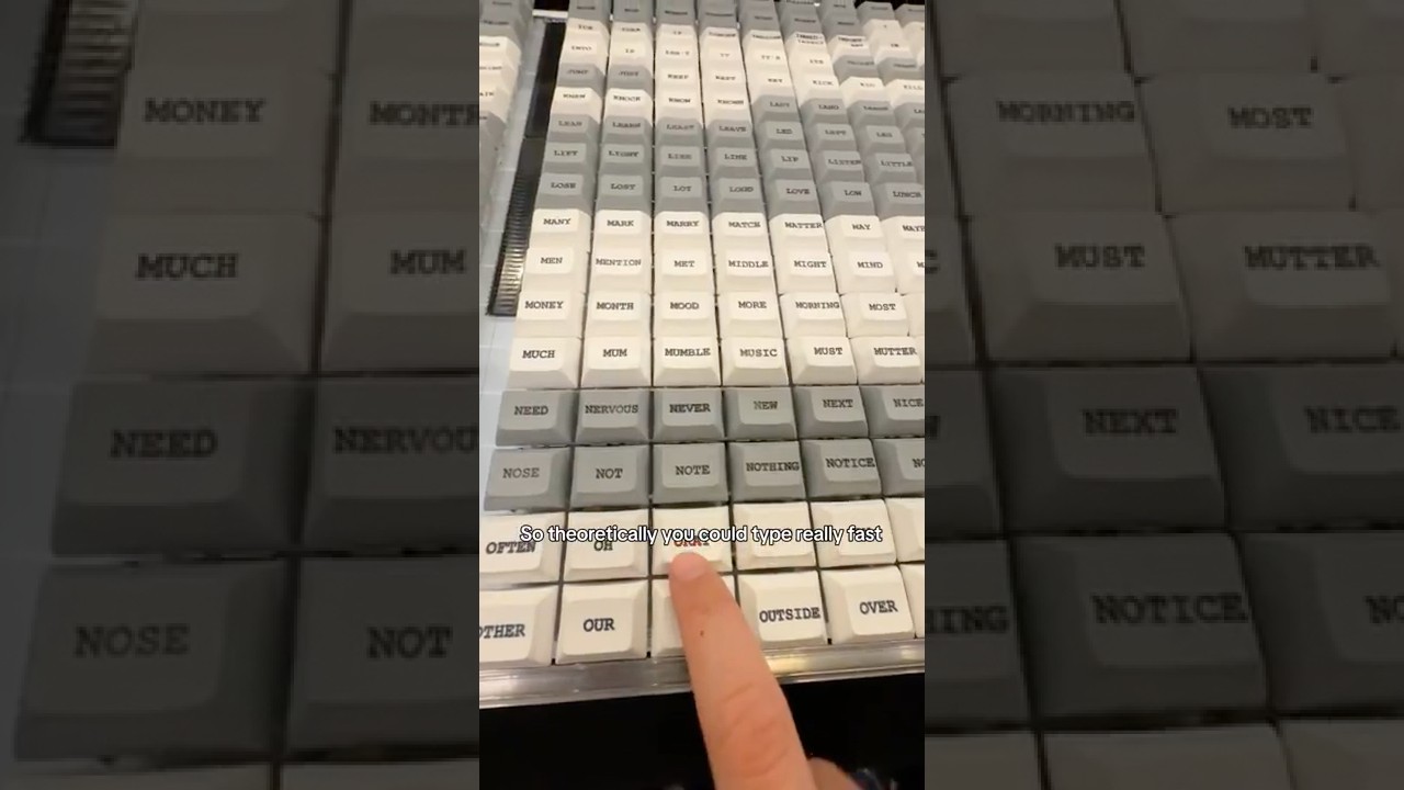 trying all the crazy keyboards at open sauce!