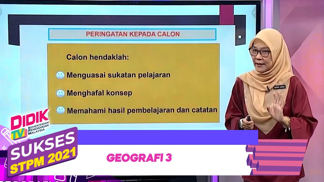 Sukses STPM (2021) | Geografi 3 [R]