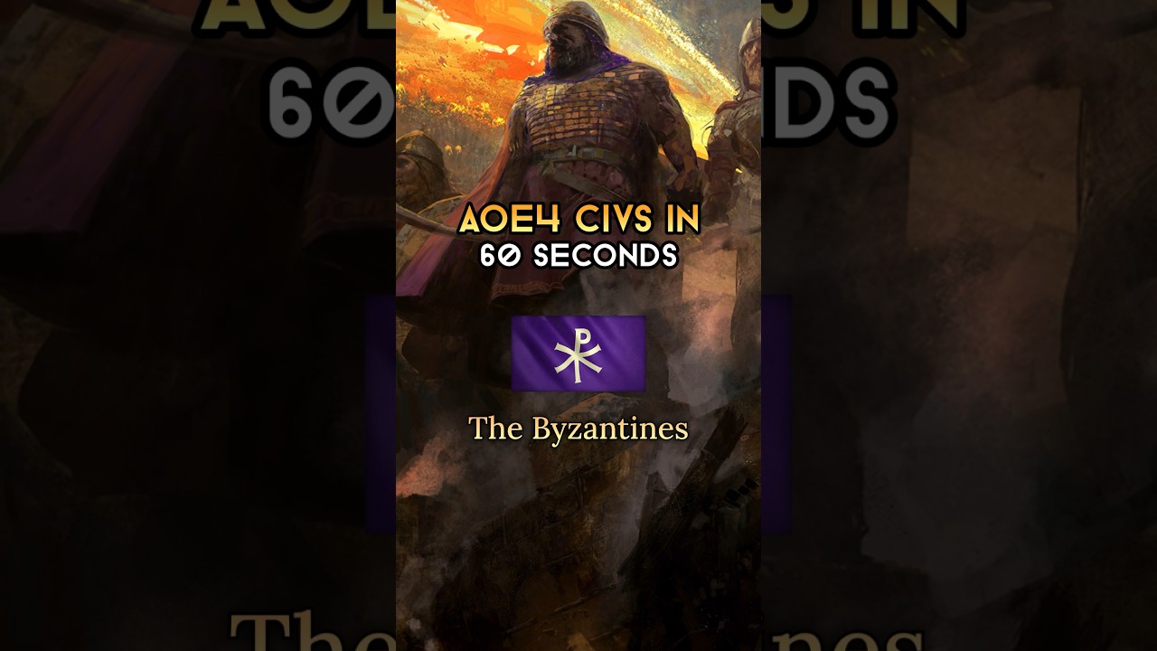 Византийцы - цивилизации AOE4 за 60 секунд #aoe4 #ageofempires