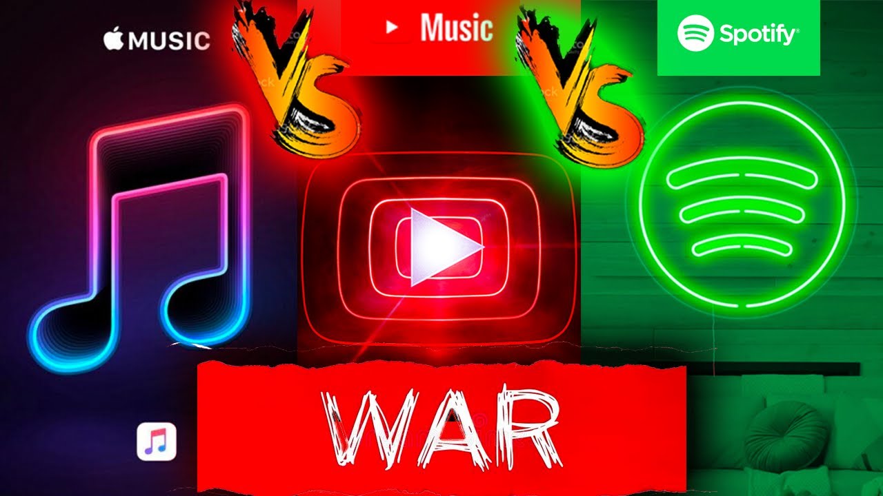 The GREAT Music WAR (Spotify vs Apple Music Vs YouTube Music) Who Will Win? {Must Watch}