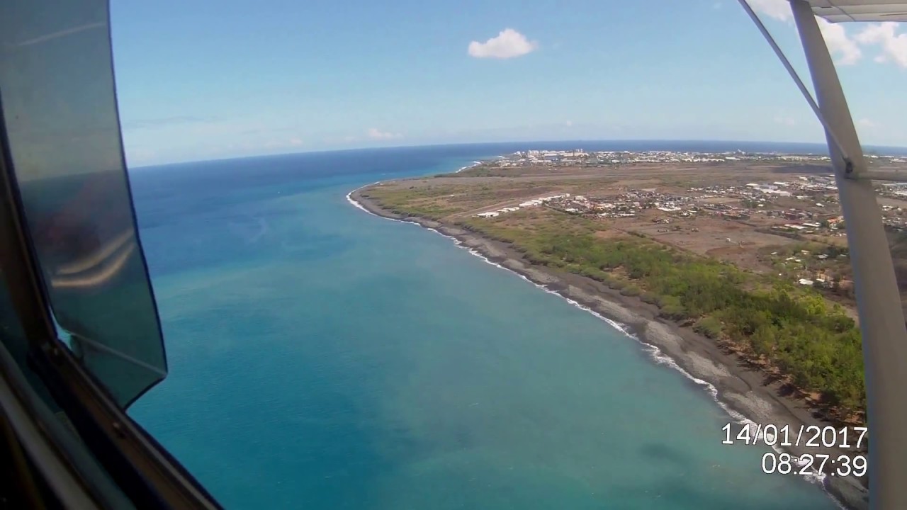 ULM - Atterrissage à Cambaie Saint Paul - Ile de la Réunion