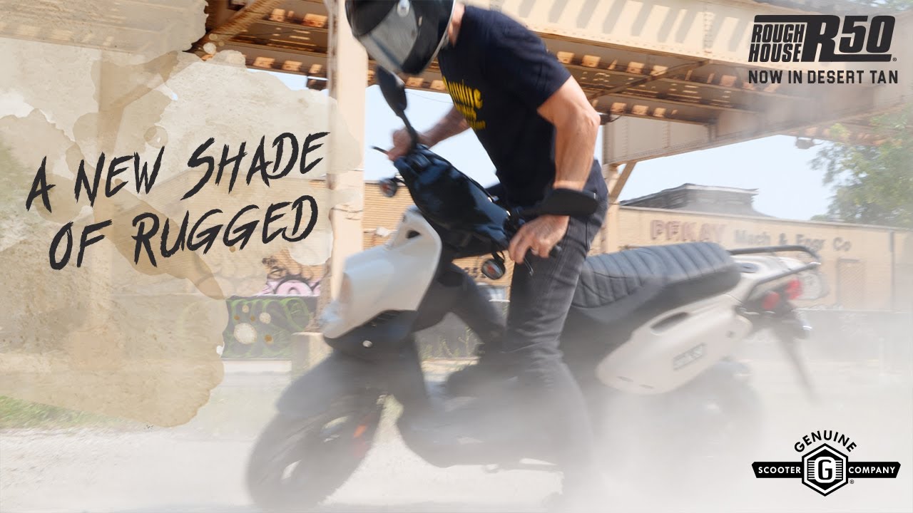 RoughHouse 50 in Desert Tan – A New Shade of Rugged | Genuine Scooters