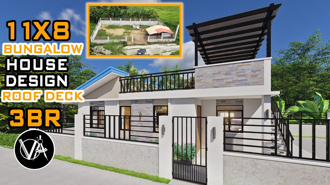 11x8 Bungalow House with Roof Deck (85sqm)