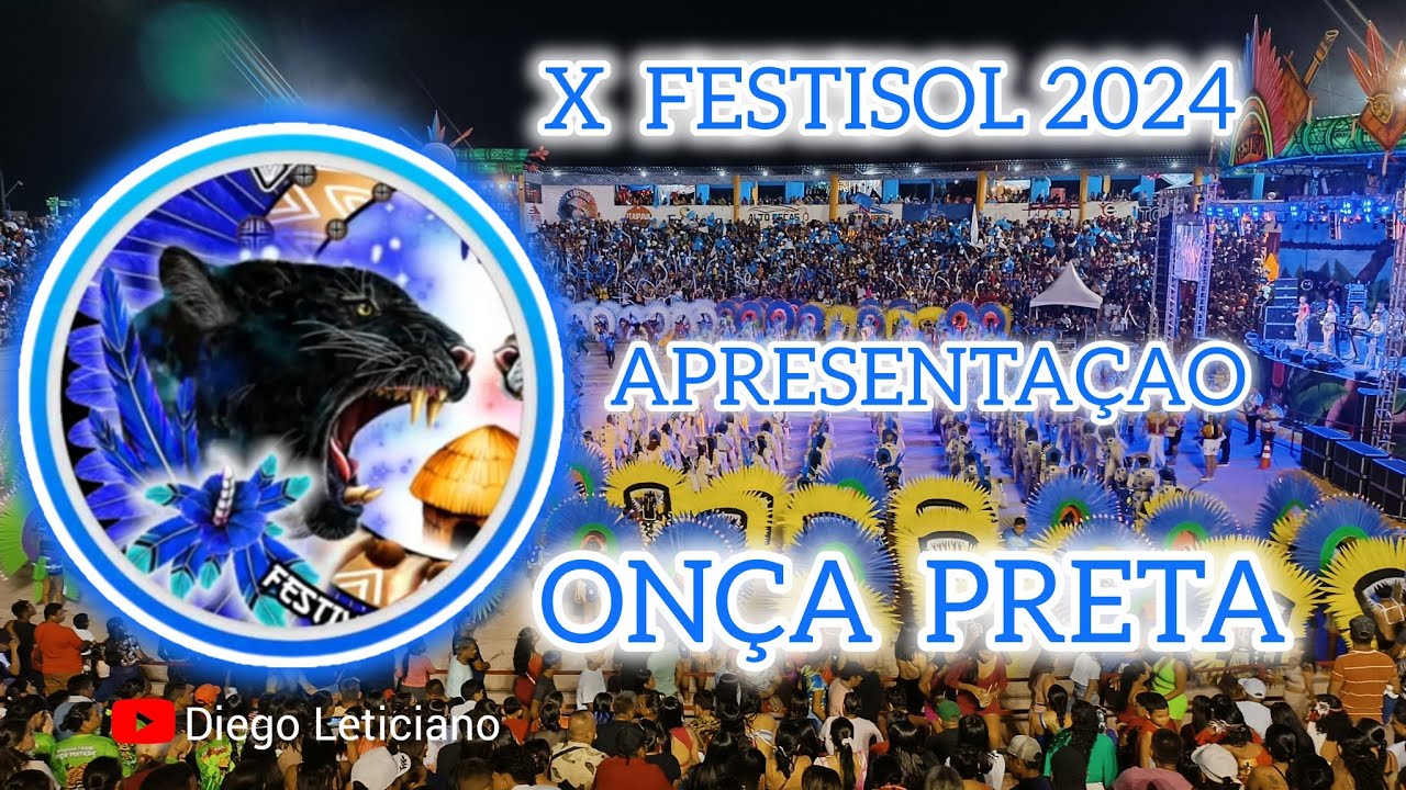 X FESTISOL - Apresentaçao Onça Preta #festisol @associacaofolcloricaoncapr5661 @culturadobrasil1
