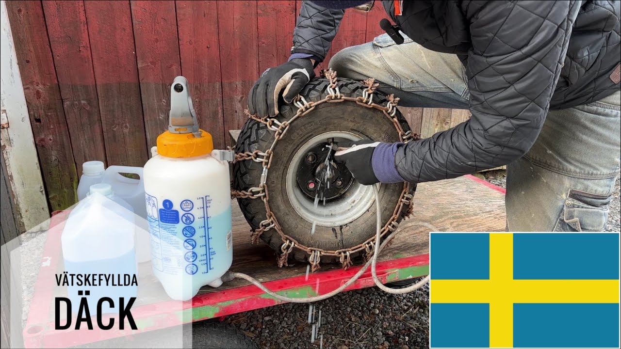 V&auml;tskefyll dina d&auml;ck! Enkelt och billigt s&auml;tt att f&aring; b&auml;ttre f&auml;ste p&aring; din &aring;kgr&auml;sklippare.