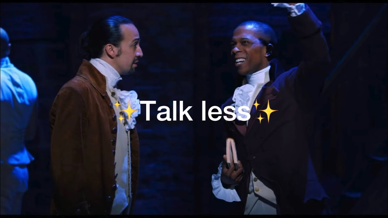 I edit hamilton😀 (i love this saw it the other day too!)