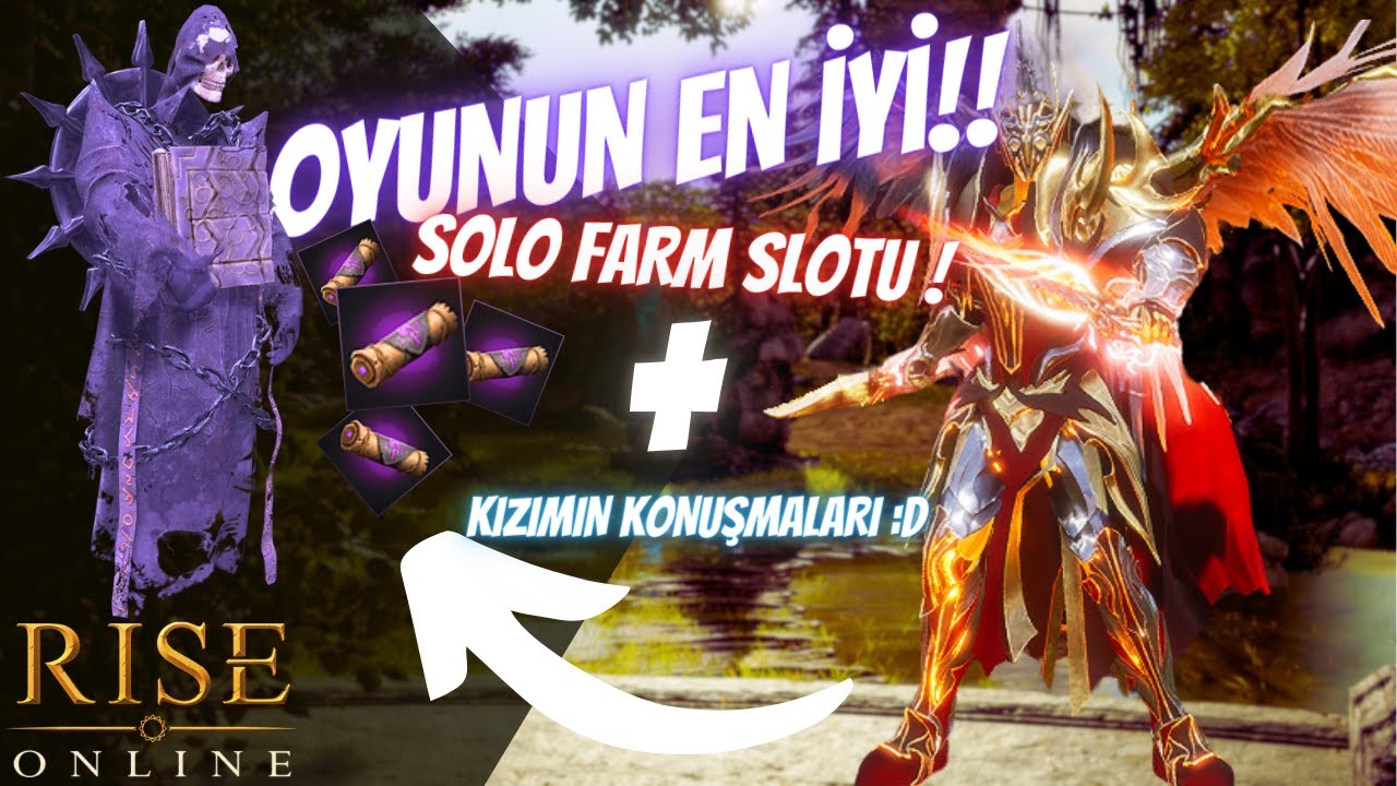 EN İYİ SOLO FARM SLOTU! SAATTE +15m BIRAKAN OYUNUN EN İYİ FARM SLOTUNU YAYINDA DENEDİK | Rise Online