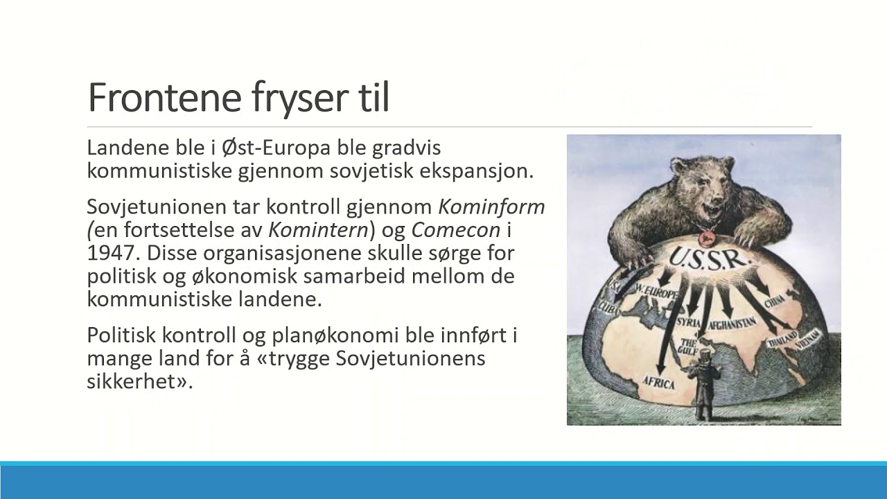 Kald krig - bakgrunn