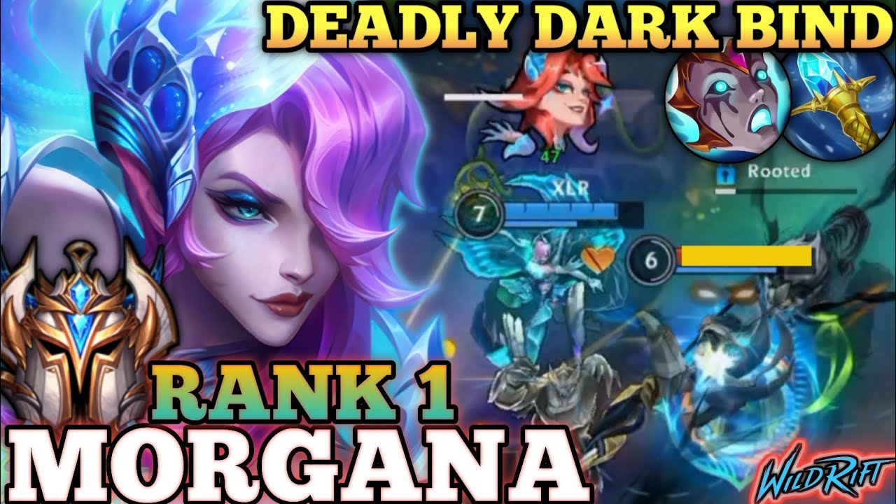 MORGANA ANNOYING STUN BURN DMG! PERFECT MIDLANE CONTROL - TOP 1 GLOBAL MORGANA BY XLR - WILD RIFT