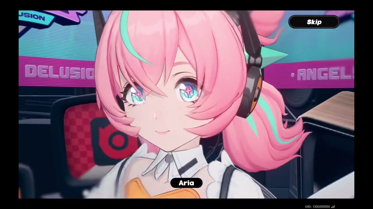 Aria gacha pull animation