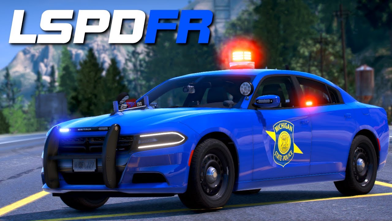 Michigan State Police Chase Down Fleeing Suspects - GTA 5 LSPDFR