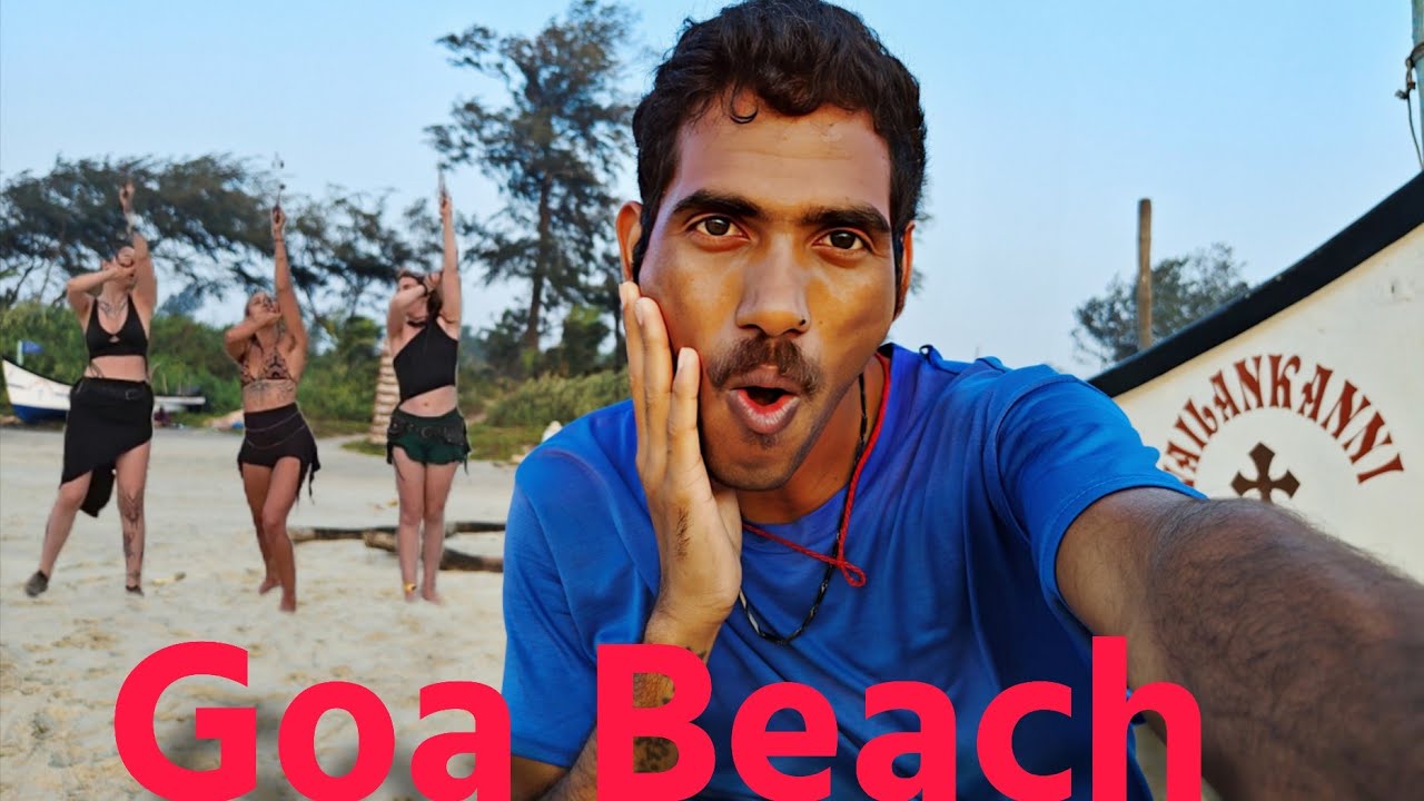 गोवा के बीच पर रशियन डांस😱 #biharibabuvlog #Vlog😱⛱️👳