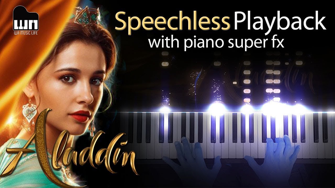 Ninguém me Cala (Speechless) Aladdin 2019 - Playback (Synthesia LED) e Partitura