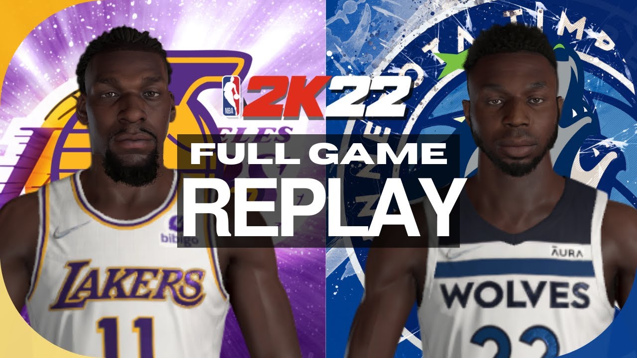 LAKERS at TIMBERWOLVES | FULL GAME REPLAY | January 3, 2020 [NBA 2K22]