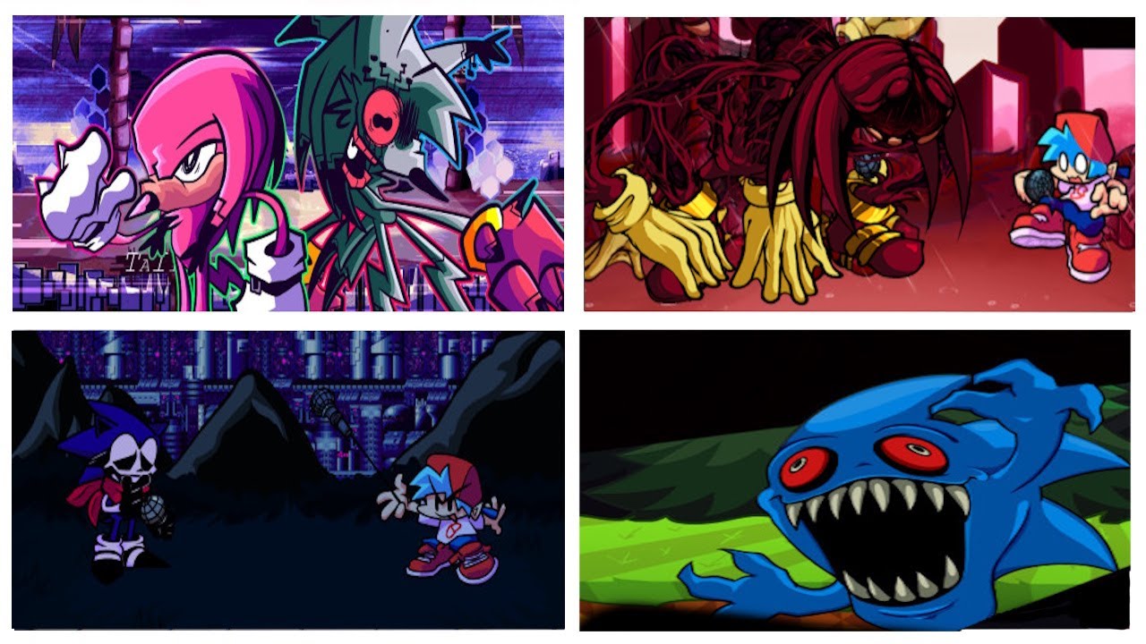 FNF - Playable Sonic.exe Mods (By Endless Majin) FNF MOD