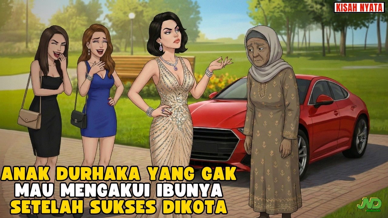 AZAB ANAK DURHAKA YANG GAK MAU MENGAKUI IBUNYA SETELAH SUKSES DIKOTA || ANIMASI AZAB