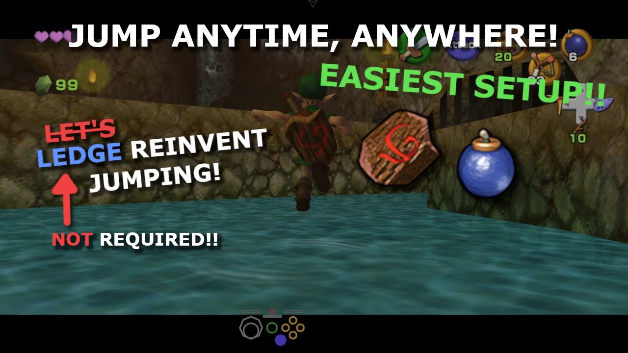 The BEST Way to Ground Jump in Ocarina of Time!!