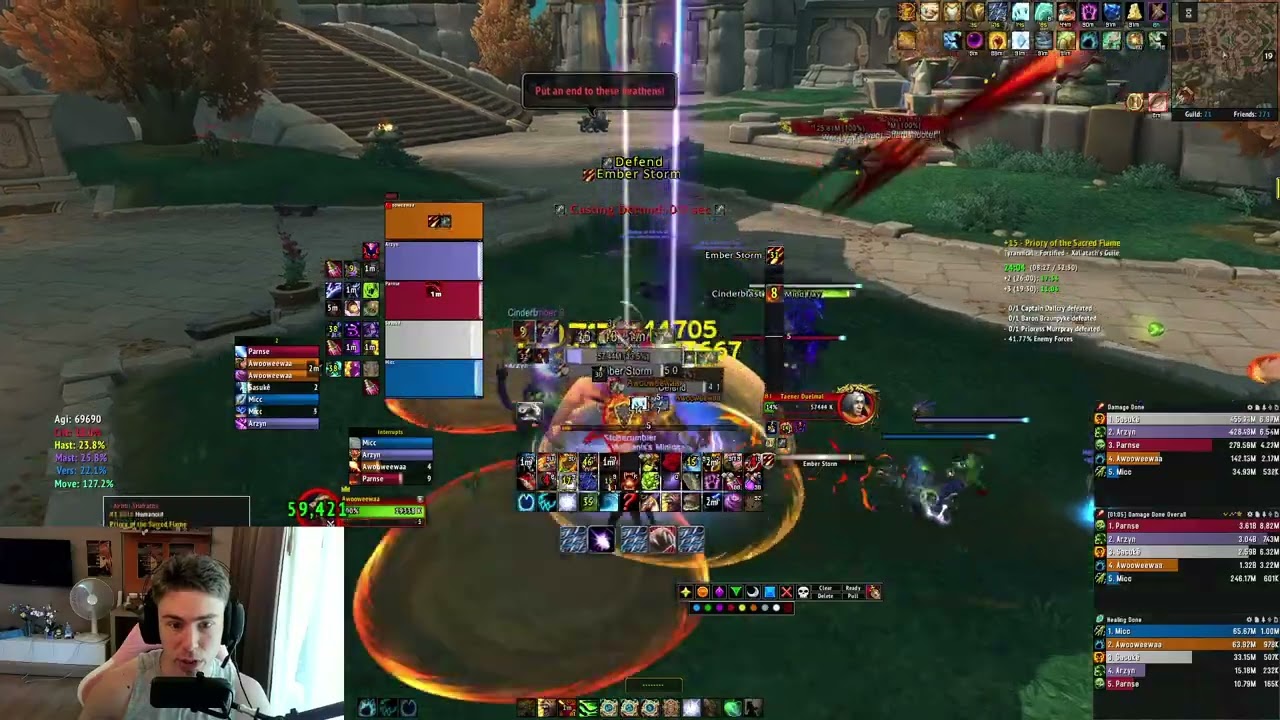 Guardian Druid owns +15 Priory of the Sacred Flame with OP route