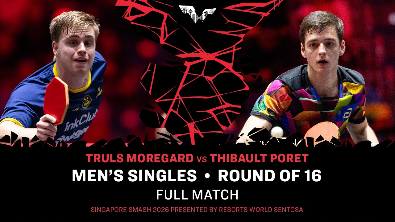 FULL MATCH | Truls Moregard vs Thibault Poret | MS R16 | #WTTSingapore2026