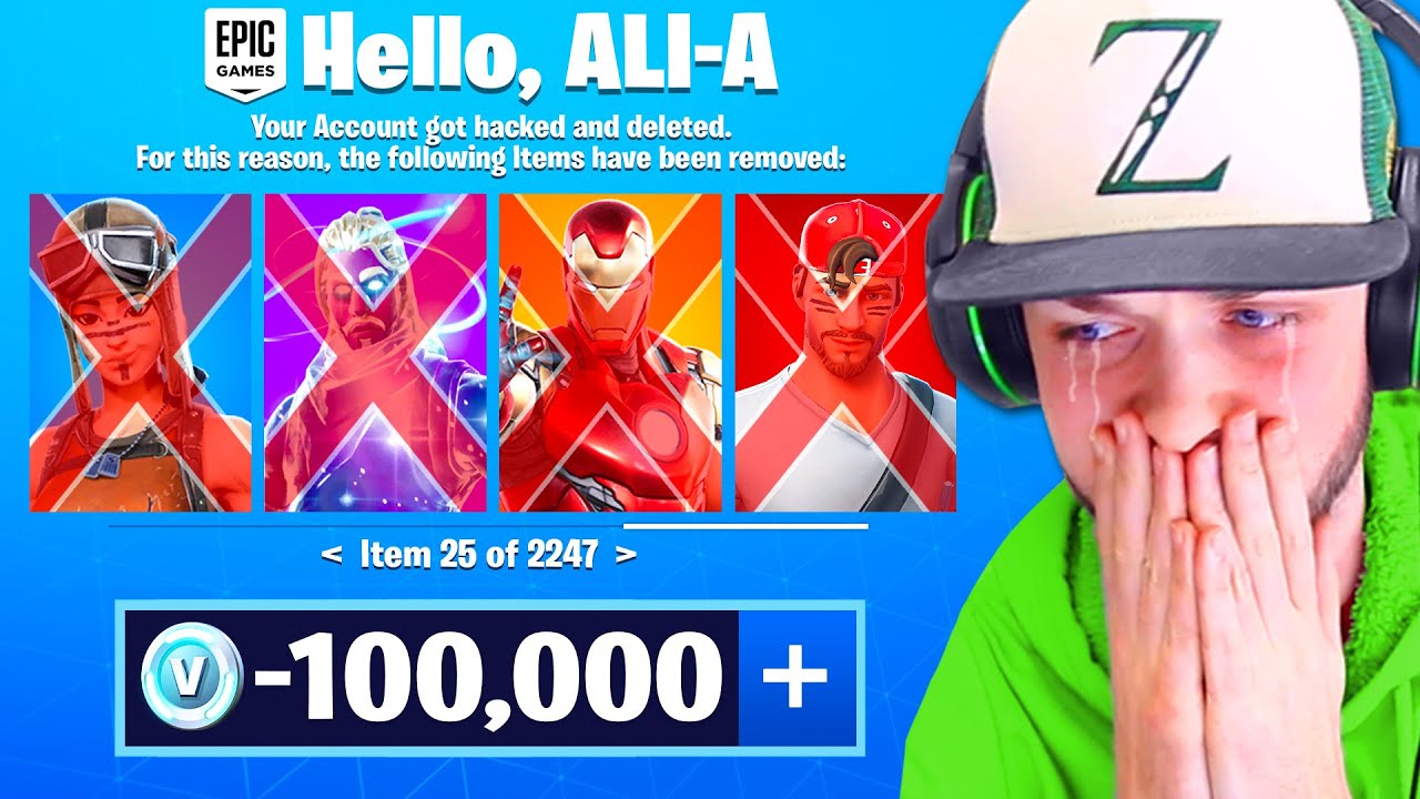 Кто-то ВЗЛОМАЛ мой аккаунт Fortnite!