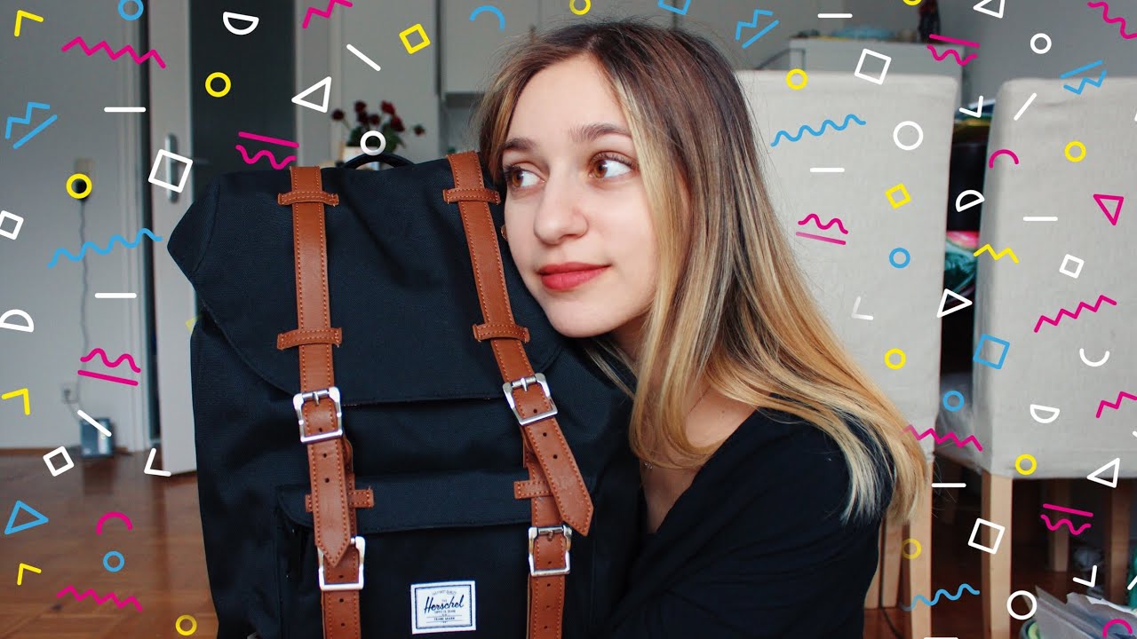 Τι έχω στην τσάντα μου (Herschel Little America) + Μερικά νέα