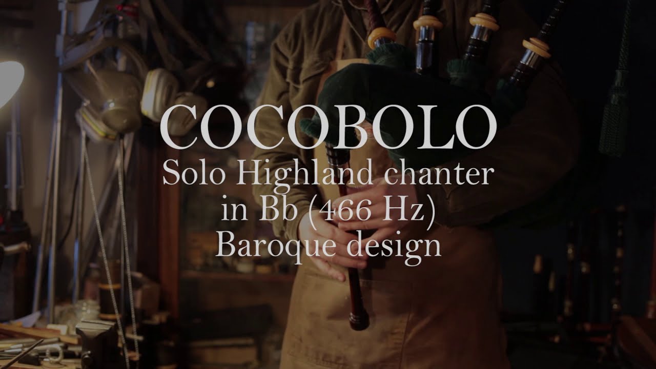 Anistratov Cocobolo Solo Highland chanter in Bb 466 Hz