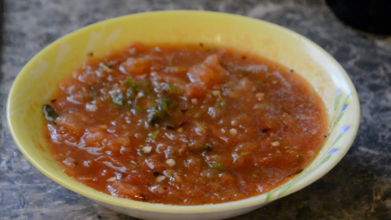 Salsa Mexicana de Jitomate |Receta sin Molcajete